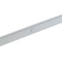Emuca barre de penderie pour armoire Castor avec lumière LED, batterie amovible et détecteur de mouvement, 558, Anodisé mat.