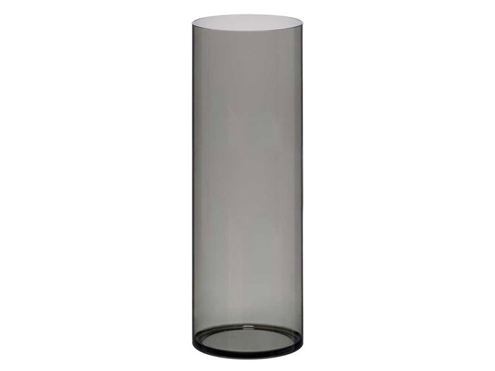 Giftdecor Vase cylindrique en acrylique noir 12x40 cm (Set de 12)