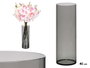 Giftdecor Vase cylindrique en acrylique noir 12x40 cm (Set de 12)