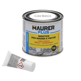 MAURER Masilla pour marbre Blanche 150 ml