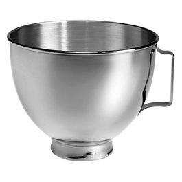Kitchenaid - Bol inox 5K45SBWH - Bol en acier inoxydable de 4,3 litres pour robot de cuisine