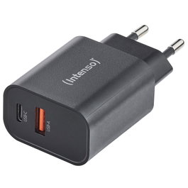 Intenso W30AC Chargeur mural USB-A et USB-C Noir