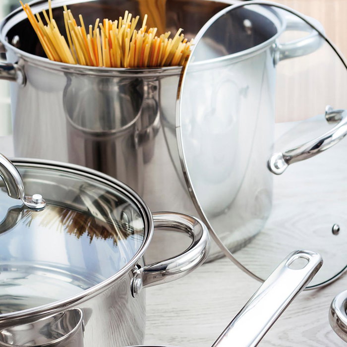 Quid Casserole Inox Ottawa 28 cm Compatible Induction Vitrocerámica Gas Eléctrico