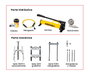 Jeu Hydraulique Complet Forza 20 Tonnes Sans 1500H