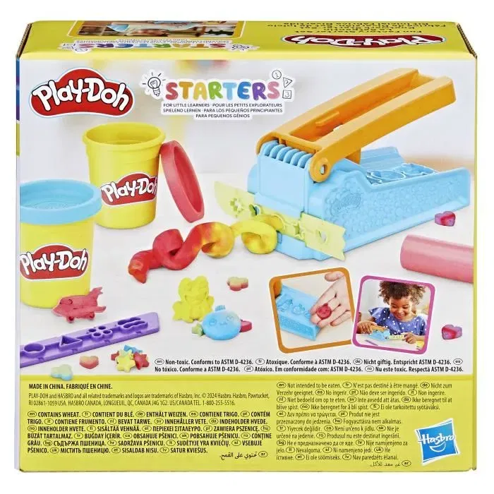 Play-Doh Coffret Starter Le Serpentin, Pâte à Modeler 3 pots et 10 formes, Activité Créative Enfant Dès 3 Ans
