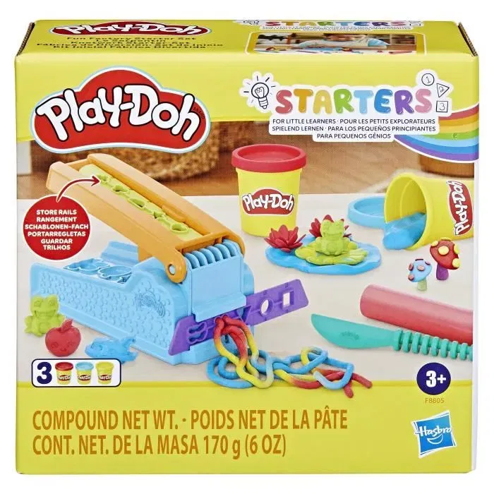 Play-Doh Coffret Starter Le Serpentin, Pâte à Modeler 3 pots et 10 formes, Activité Créative Enfant Dès 3 Ans