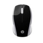 HP Souris Sans Fil 200 PK Silver, Connexion 2.4 GHz, Design Ambidextre, Argent