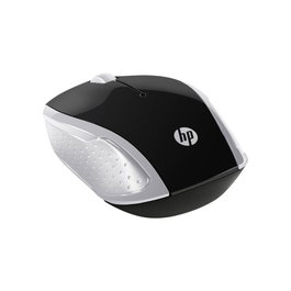HP Souris Sans Fil 200 PK Silver, Connexion 2.4 GHz, Design Ambidextre, Argent