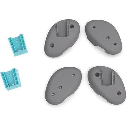 Smoby - Panier de Basket 3 en 1 pour Toboggan XL et Super Mégagliss - Accessoire de Jeu Enfant - Dès 3 ans - 42.3 x 54 x 54.6 cm - Bleu