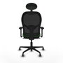 Piqueras y Crespo Chaise de Bureau avec Appui-tête Jorquera 3D036G1 Vert