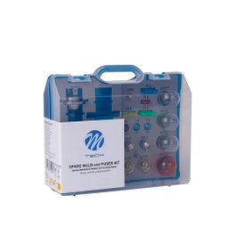 M-Tech Ensemble d'ampoules 19 pièces - 2x H7 12V