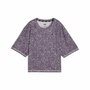T-shirt à manches courtes femme Puma Train Favorite Aop Crop Mujer Violet