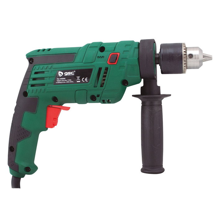Hantums Taladro percutor eléctrico 710W 3000 RPM Hantums Taladro percutor eléctrico 710W 3000 RPM