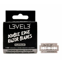 L3Vel3 Pack de 100 lames à double tranchant
