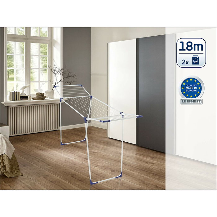 Leifheit Classic 180 Solid Étendoir à linge blanc