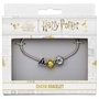 THE CARAT SHOP Bracelet Harry Potter en alliage de zinc argenté avec breloques Reliques de la Mort, Vif d'or et Quai 9 3/4