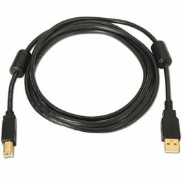 Câble USB A vers USB B Aisens A101-0011 Noir 5 m