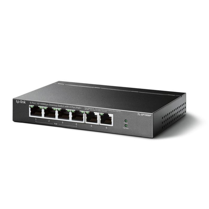 TP-Link Switch Ethernet Gigabit TL-SF1006P - 5 Ports 10/100/1000 Mbps avec 4 Ports PoE+