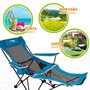 Color Baby Tumbona Aktive - Transat de camping en polyester avec coussin, dimensions 152 x 54 x 75 cm, pour enfants à partir de 3 ans, structure acier, toile 600D