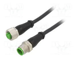 MURRELEKTRONIK Câble pour capteurs M12 mâle droit vers M12 femelle droit 4 broches 5m