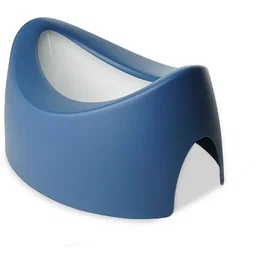 Thermobaby POTTYBOO - Pot d'apprentissage de la propreté pour bébé, forme ergonomique, couleur bleu et blanc