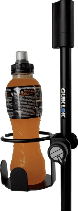 QUIKLOK Soporte pour boisson avec pince (84 mm) Portebebidas en acier pour tube de micro