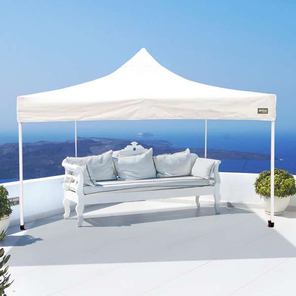 Tonnelle Aktive 300 x 300 x 220 cm Blanc Pliable Hauteur réglable