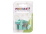 Pincello Lot de 8 Pinces de Couleurs Assorties 8 x 12.5 x 2.5 cm (Set de 48)