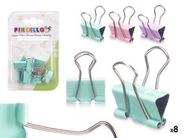 Pincello Lot de 8 Pinces de Couleurs Assorties 8 x 12.5 x 2.5 cm (Set de 48)