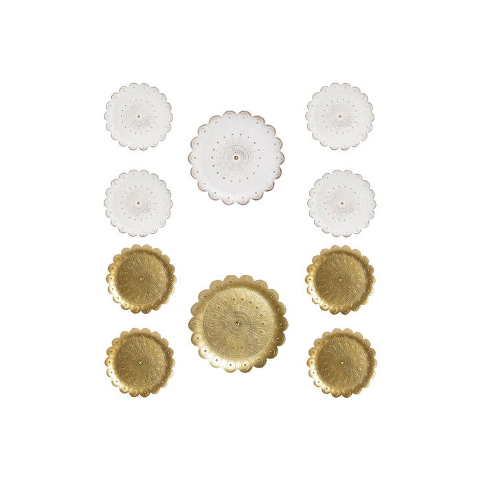 Figurine Décorative DKD Home Decor (5 Pièces) (2 Unités) Moderne (35 x 2 x 35 cm) Figurine Décorative DKD Home Decor (5 Pièces) (2 Unités) Moderne (35 x 2 x 35 cm)