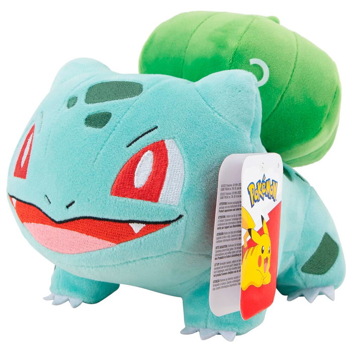 JAZWARES - Peluche Bulbasaur Pokémon 20 cm - Peluche officielle