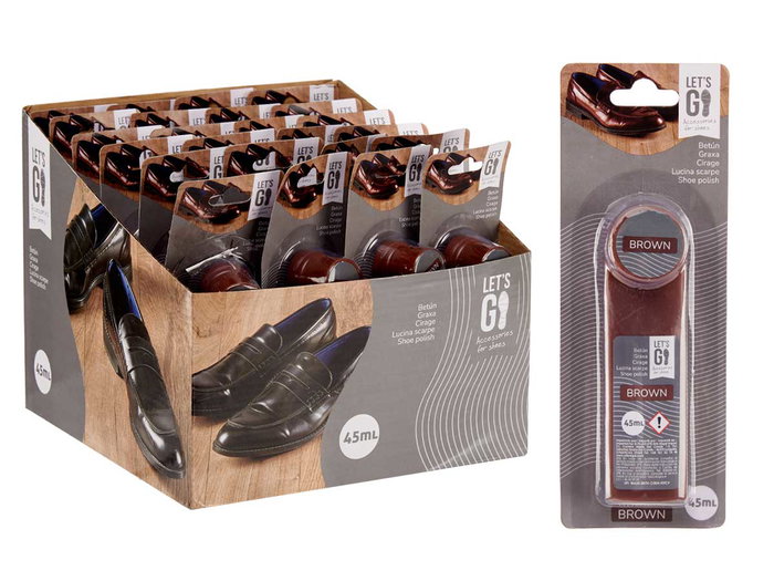 Arte Regal Betun Marron 45 ml - Cirage Chaussures 6,5 x 19,5 x 4 cm (Set de 48) Arte Regal Betun Marron 45 ml - Cirage Chaussures 6,5 x 19,5 x 4 cm (Set de 48)