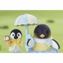 Sylvanian Families La famille Pingouin avec chariot à glaces