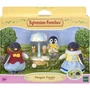 Sylvanian Families - Famille Pingouin (3 personnages articulés, chariot à glaces) - Blanc - Multicolore - Modèle 5694