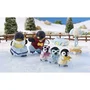 Sylvanian Families 5694 - La famille Pingouin avec chariot à glaces et 2 glaces, 3 figurines articulées