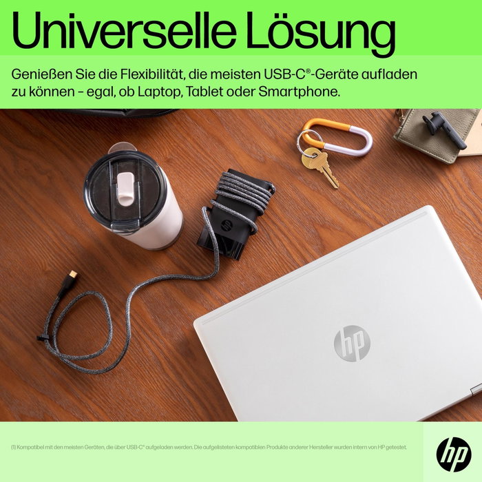HP Chargeur USB-C 65 W Noir HP Chargeur USB-C 65 W Noir