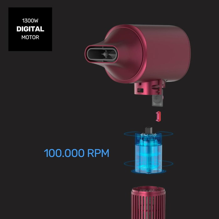 Sèche-cheveux Taurus Bordeaux 2400 W