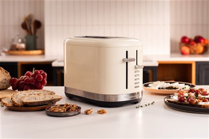 Kitchenaid 5KMT2109 EAC Grille-pain 2 tranches extra-large avec contrôle d'intensité de 7 niveaux - Contemporain
