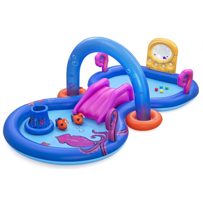 Bestway 53167 Piscine Gonflable Parc de Jeux Aventures Mar 330x188x117 cm +2 Ans Jardin Bestway 53167 Piscine Gonflable Parc de Jeux Aventures Mar 330x188x117 cm +2 Ans Jardin