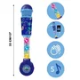 Lexibook Microphone Stitch Lumineux pour Enfants avec Effets Sonores et Lumineux, Mélodies, Haut-parleur Intégré et Entrée Auxiliaire