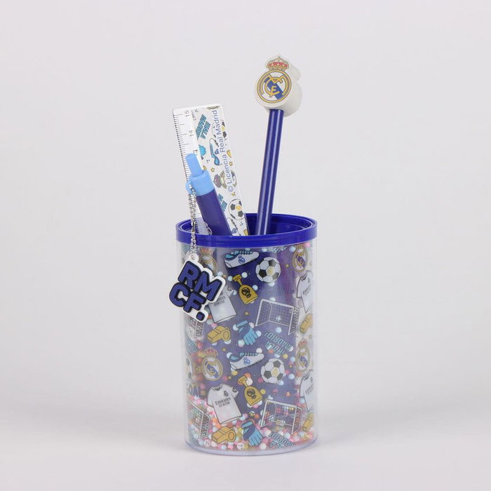 CERDÁ Porte-crayons en papier Real Madrid - 23 x 7 x 7 cm - 167 g
