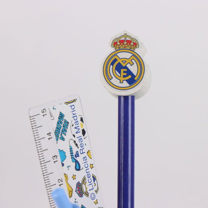 CERDÁ Porte-crayons en papier Real Madrid - 23 x 7 x 7 cm - 167 g