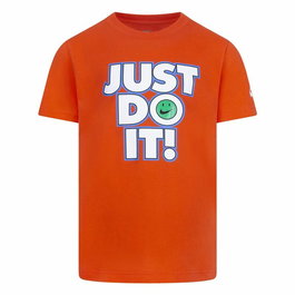 T-shirt à manches courtes enfant Nike Smiley Just do it Ss Orange