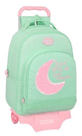 Safta Moch 305+carro 905 sac à dos à roulettes recyclé Noir Fit 8 "Moon" pour enfants 32 x 42 x 15 cm - Version espagnole