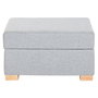Repose-pied Home ESPRIT Gris clair Urbaine 70 X 50 X 40 CM