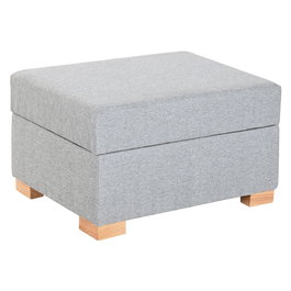Repose-pied Home ESPRIT Gris clair Urbaine 70 X 50 X 40 CM