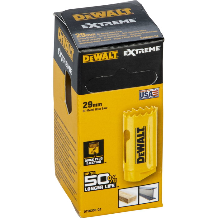 DEWALT Scie cloche bimétal 44 mm pour métal, bois et plastique DEWALT Scie cloche bimétal 44 mm pour métal, bois et plastique