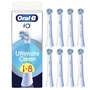 Oral-B iO Ultimate Clean - Brossettes de rechange pour brosse à dent électrique iO - Pack de 8 - Blanc