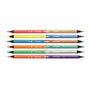Crayons de couleur Milan Bicolore 6 Unités