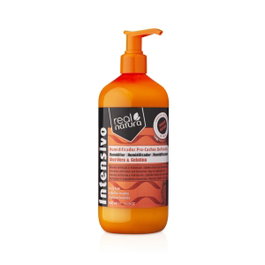 Real Natura - Shampooing sans sel Pro-Cachos pour boucles définies 2A-2C, formule hydratante et démêlante - 500 ml